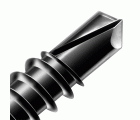 GIX D Punta perforadora, 3,5 x 25 mm, 200 unidades, Rosca completa, Cabeza de trompeta, Ranura en cruz H2, Punta perforadora, Fosfatado negro