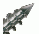 SPAX Tornillo para postes, 8 x 50 mm, 10 unidades, Rosca completa, Cabeza de centrado, T-STAR plus T40, Punta CUT, Acero inoxidable A1