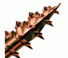 SPAX Tornillo universal, 3,5 x 12 mm, 50 unidades, Rosca completa, Cabeza plana, Ranura en cruz Z2, 4CUT, bronce