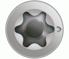 SPAX Tornillo de acero inoxidable, 3 x 12 mm, 200 unidades, Rosca completa, Cabeza plana, T-STAR plus T10, Punta S, Acero inoxidable A2