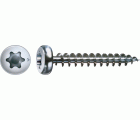 Tornillo universal SPAX, WIROX | Cabeza redonda, T-STAR plus, Rosca completa, Acero, Punta S
