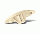 SPAX Tapones de plástico para Ranura en cruz Z2, beige, 25 unidades