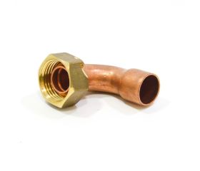 Racor curvo hembra para soldar