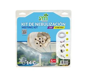 Kit de nebulización de 10 m con 10 toberas