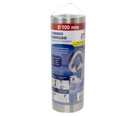 Tubo de aluminio semirígido flexible y extensible