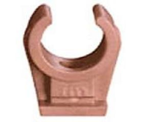 Abrazadera simple tipo clip color cobre M6