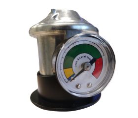 Regulador con manómetro para bombona de gas butano