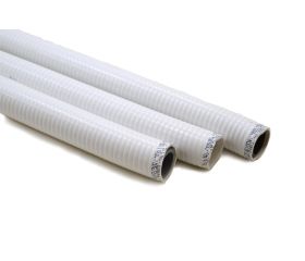 Tubo de PVC flexible blanco
