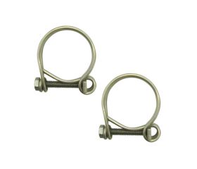 Abrazaderas de doble hilo para bombeo