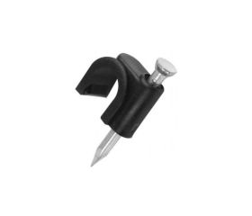 Abrazaderas negras de pared para microtubo