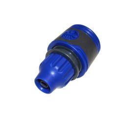 Conector automático para manguera helicoidal