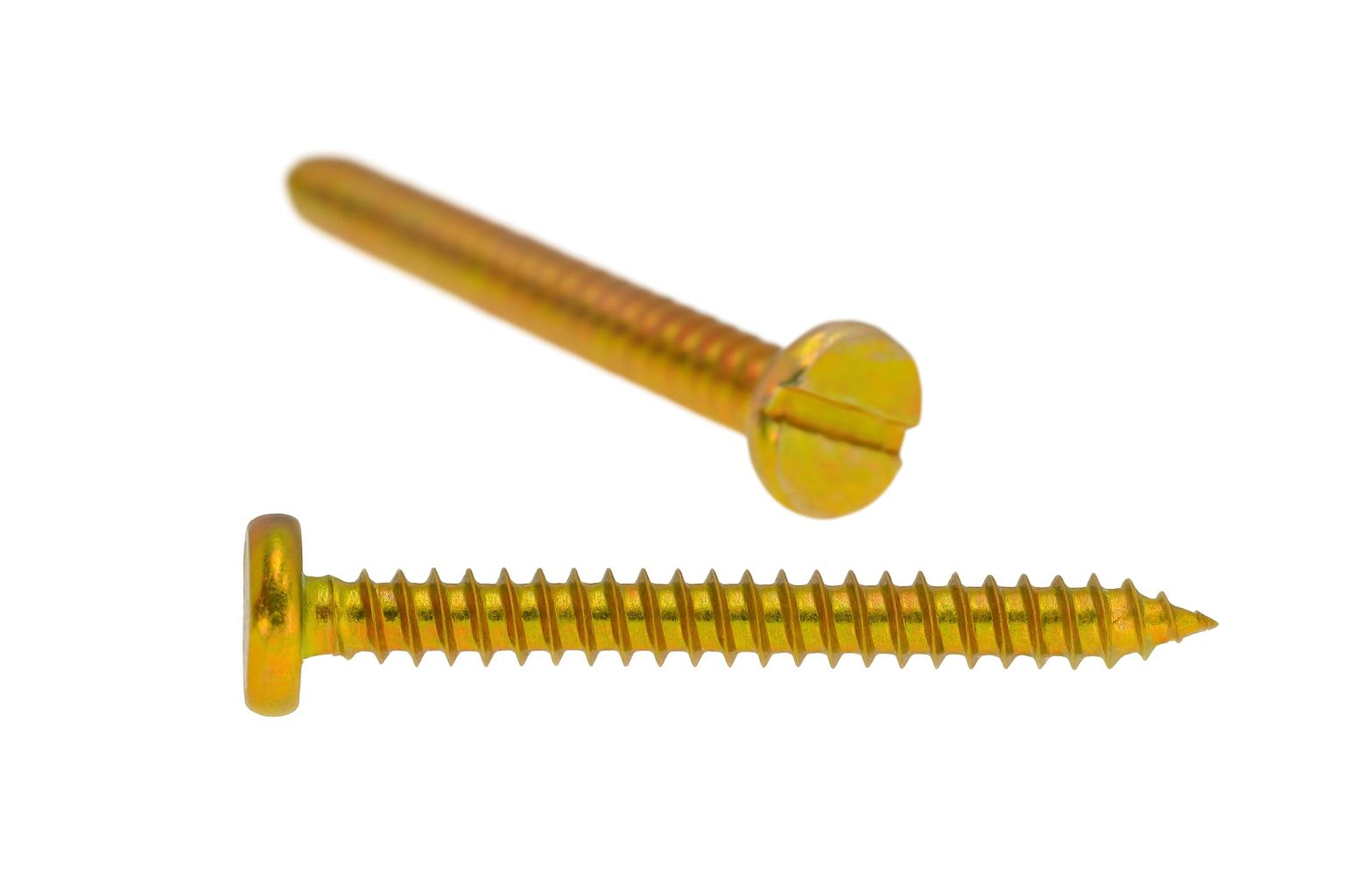 TORNILLO LOTU ROSCA CHAPA DIN-7971 CABEZA ANCHA RANURA BICROMATADO