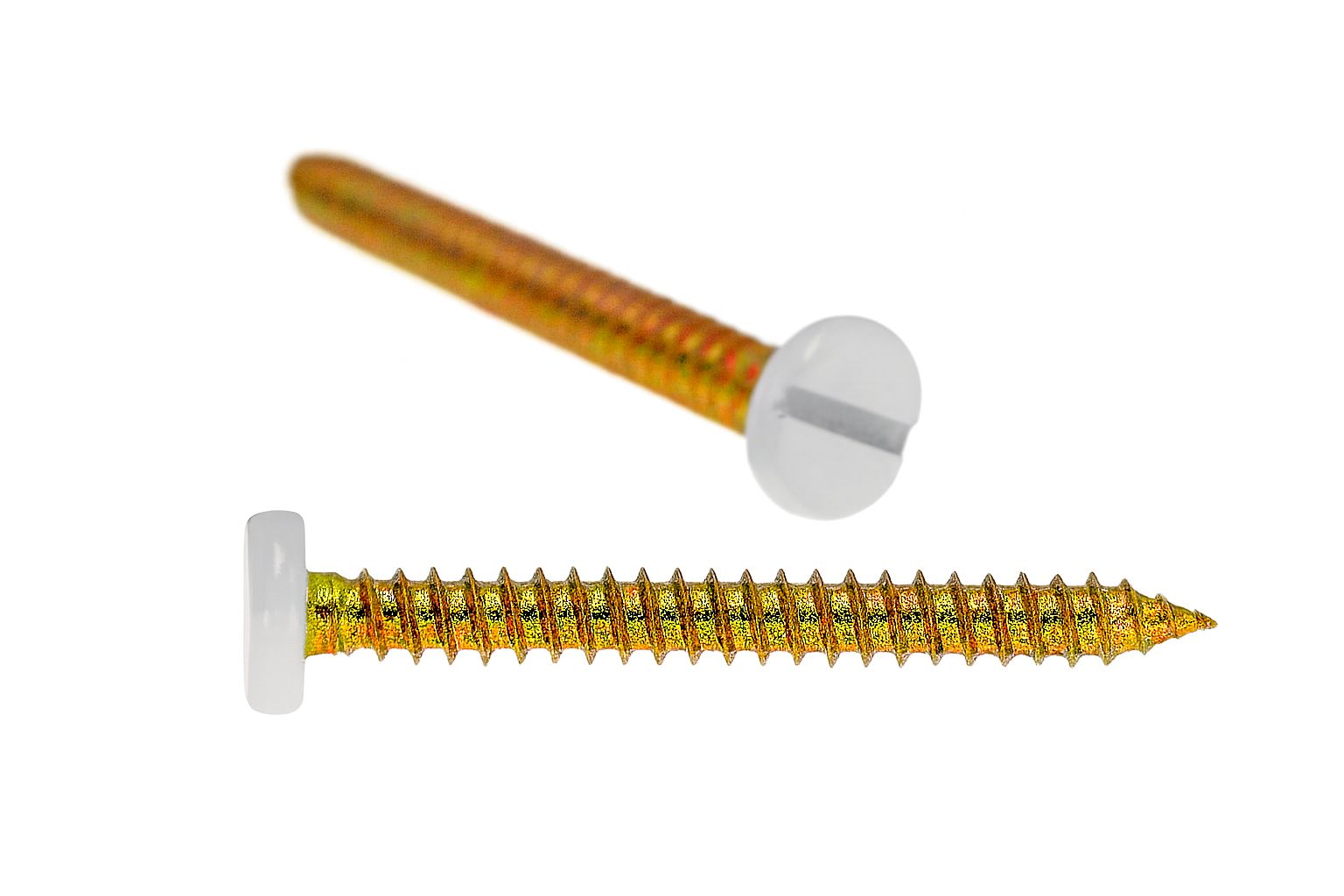 TORNILLO LOTU ROSCA CHAPA DIN-7971 CABEZA ANCHA RANURA BLANCO