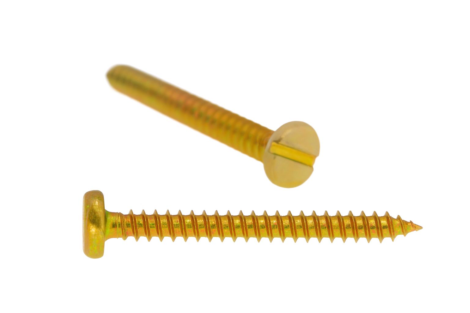 TORNILLO LOTU ROSCA CHAPA DIN-7971 CABEZA ANCHA RANURA LATONADO