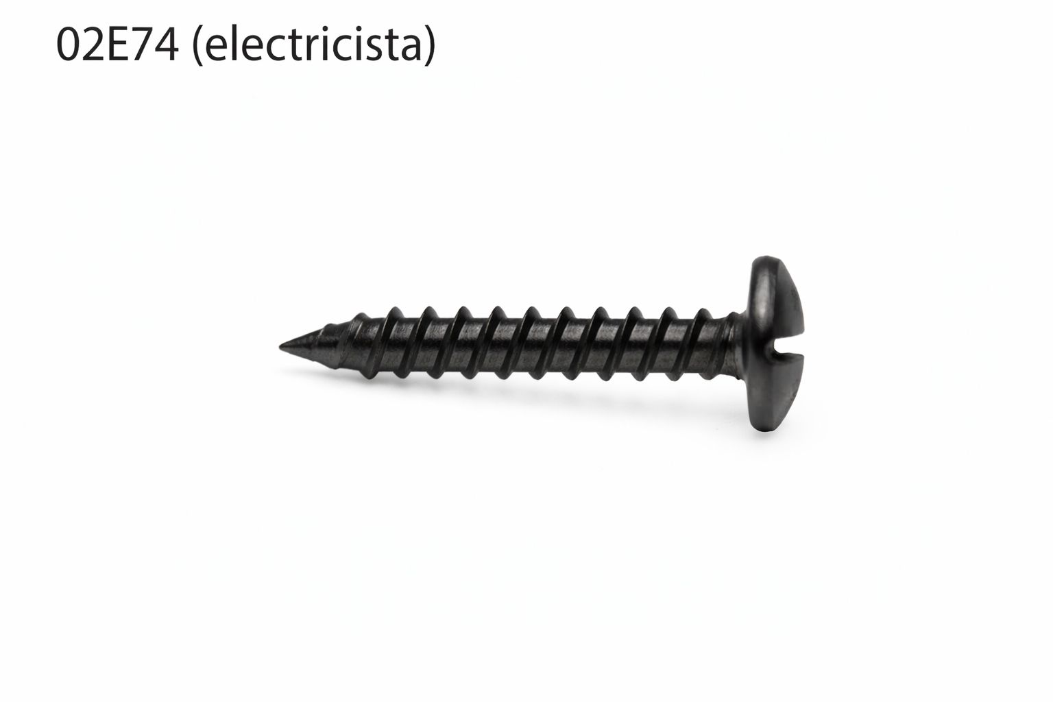 TORNILLO LOTU ROSCA MADERA DOBLE HILO ELECT CABEZA REDONDA RANURA CINCADO NEGRO