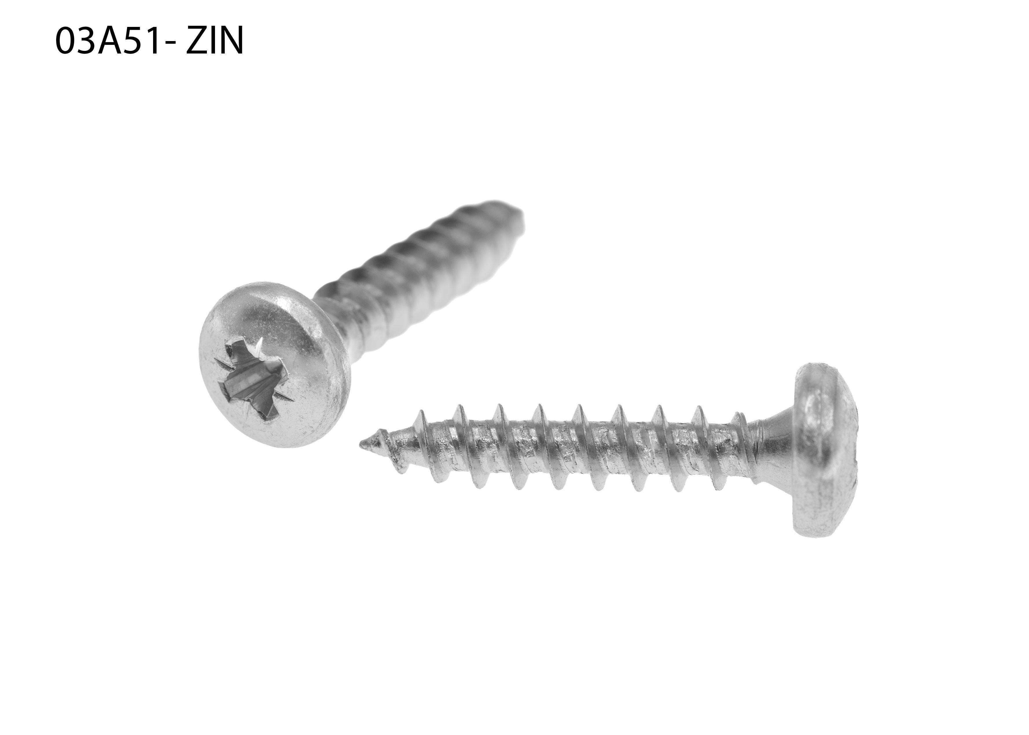 TORNILLO LOTU ROSCA MADERA CABEZA ALOMADA POZIDRIV BICROMATADO