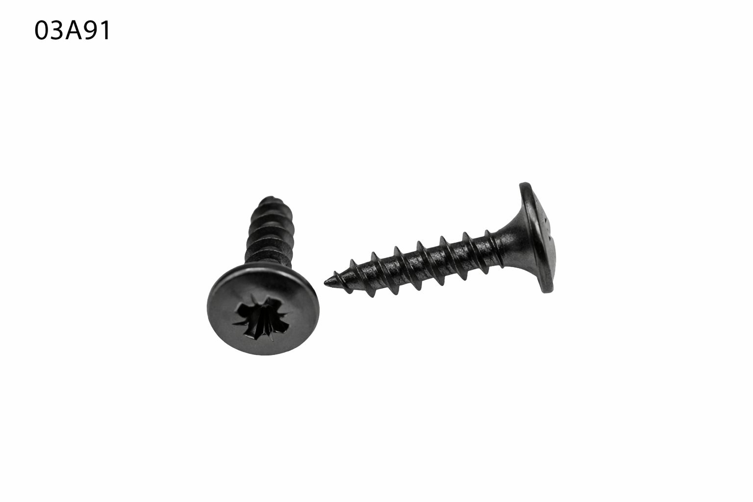 TORNILLO LOTU CM CABEZA ALOMADA POZIDRIV CON ARANDELA ESTAMPADA CINCADO NEGRO