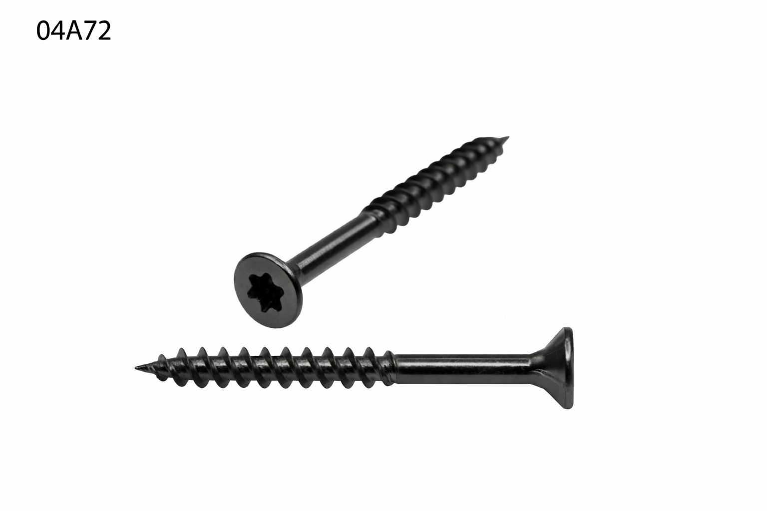 TORNILLO LOTU ROSCA MADERA CABEZA PLANA TORX CINCADO NEGRO
