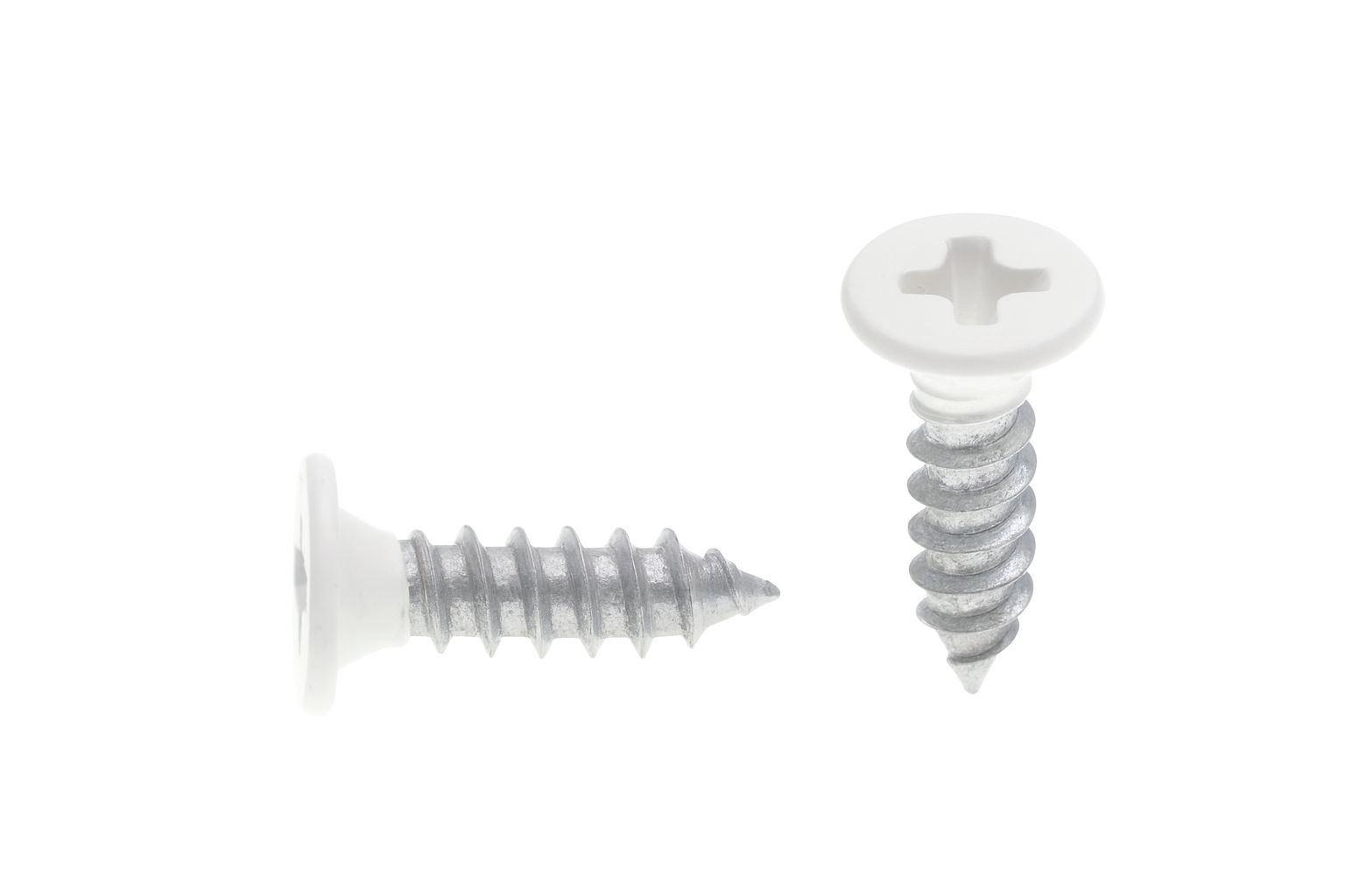 TORNILLO LOTU CABEZA PLANA CON CONO PARA CIERRE PHILLIPS BLANCO