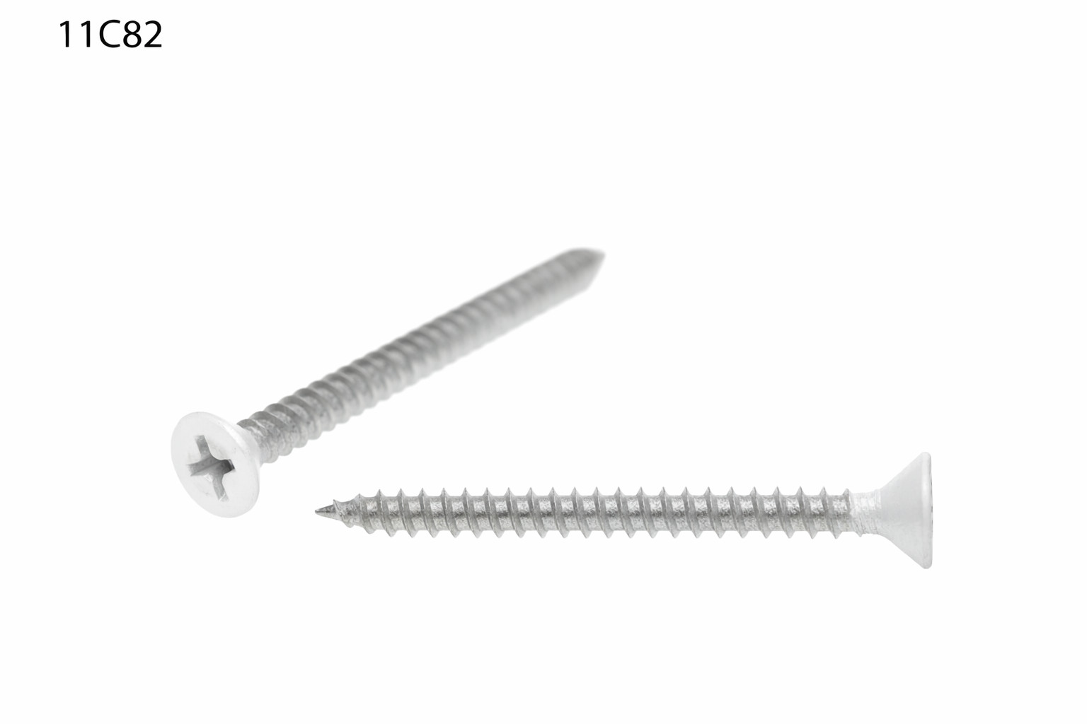 TORNILLO LOTU ROSCA CHAPA DIN-7982 CABEZA PLANA PHILLIPS BLANCO