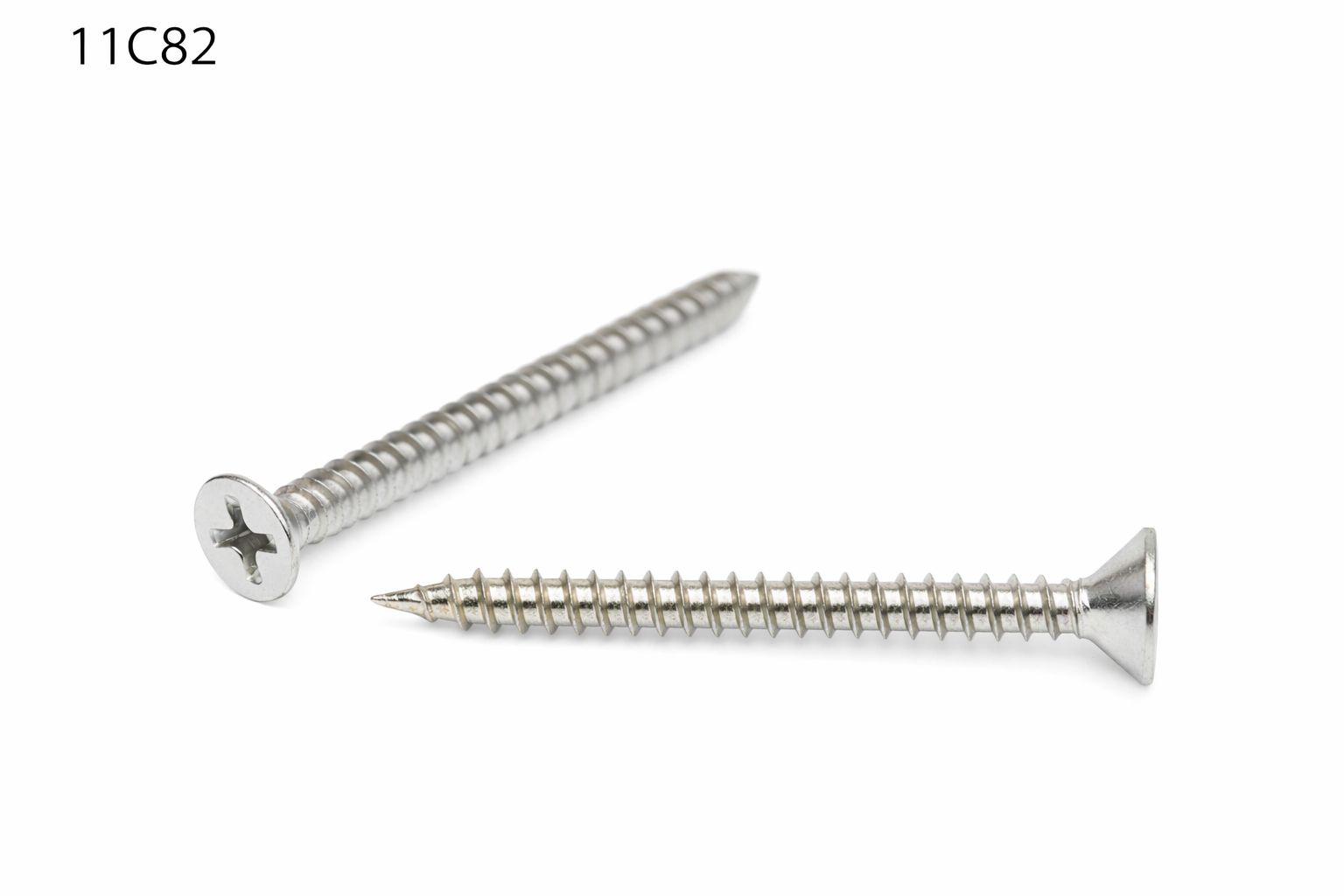 TORNILLO LOTU ROSCA CHAPA DIN-7982 CABEZA PLANA PHILLIPS NIQUELADO