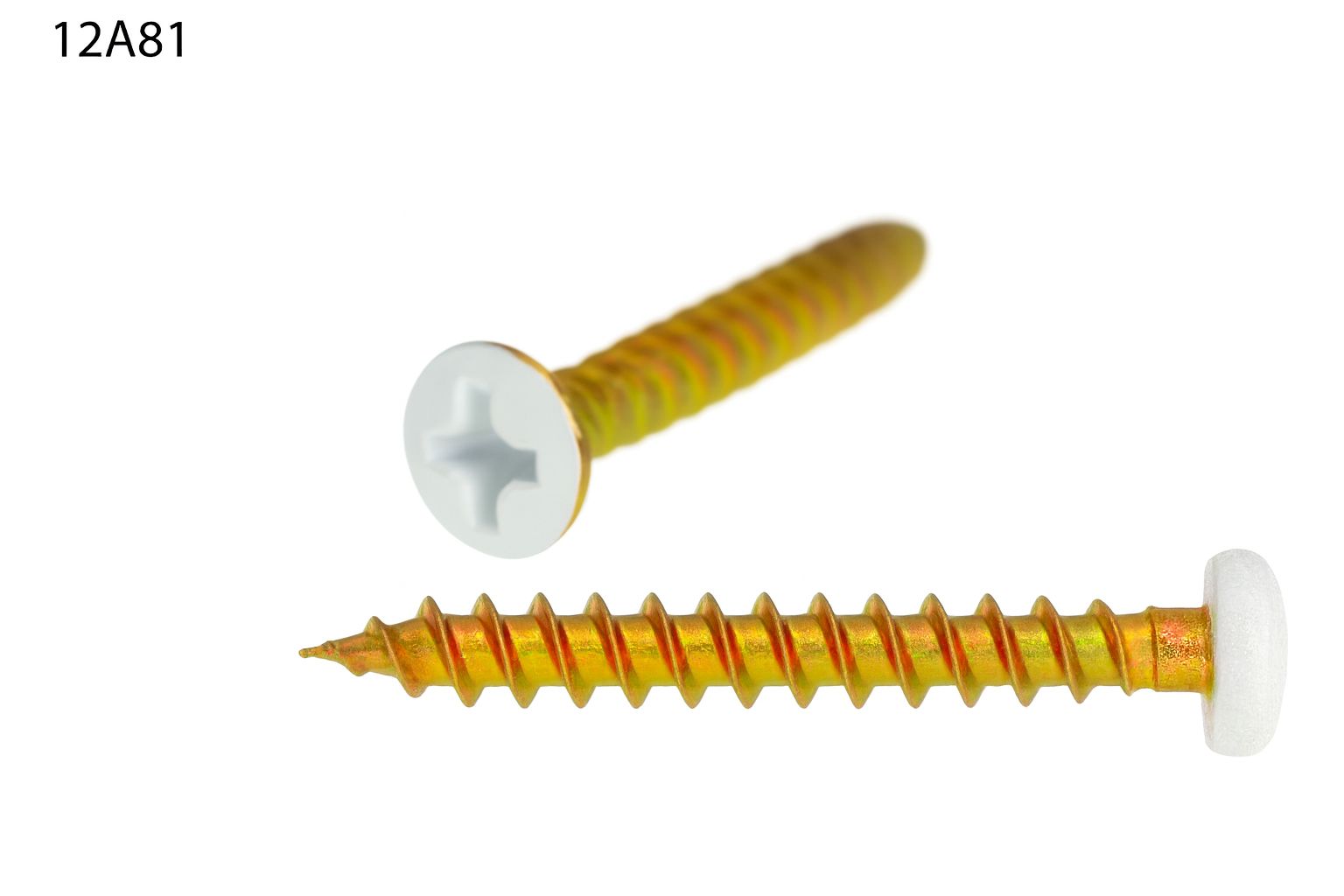 TORNILLO LOTU ROSCA MADERA DOBLE HILO CABEZA ALOMADA PHILLIPS BLANCO