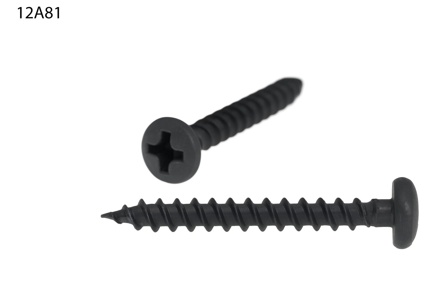 TORNILLO LOTU ROSCA MADERA DOBLE HILO CABEZA ALOMADA PHILLIPS CINCADO NEGRO