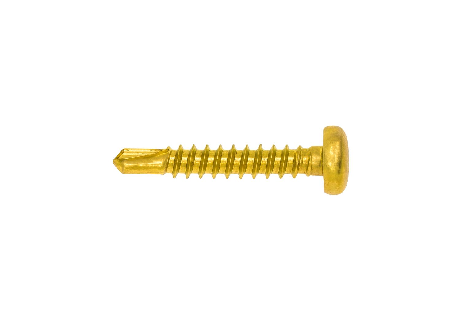 TORNILLO LOTU ROSCA CHAPA AUTOTALADRANTE DIN-7504N CABEZA ALOMADA PHILLIPS LATONADO