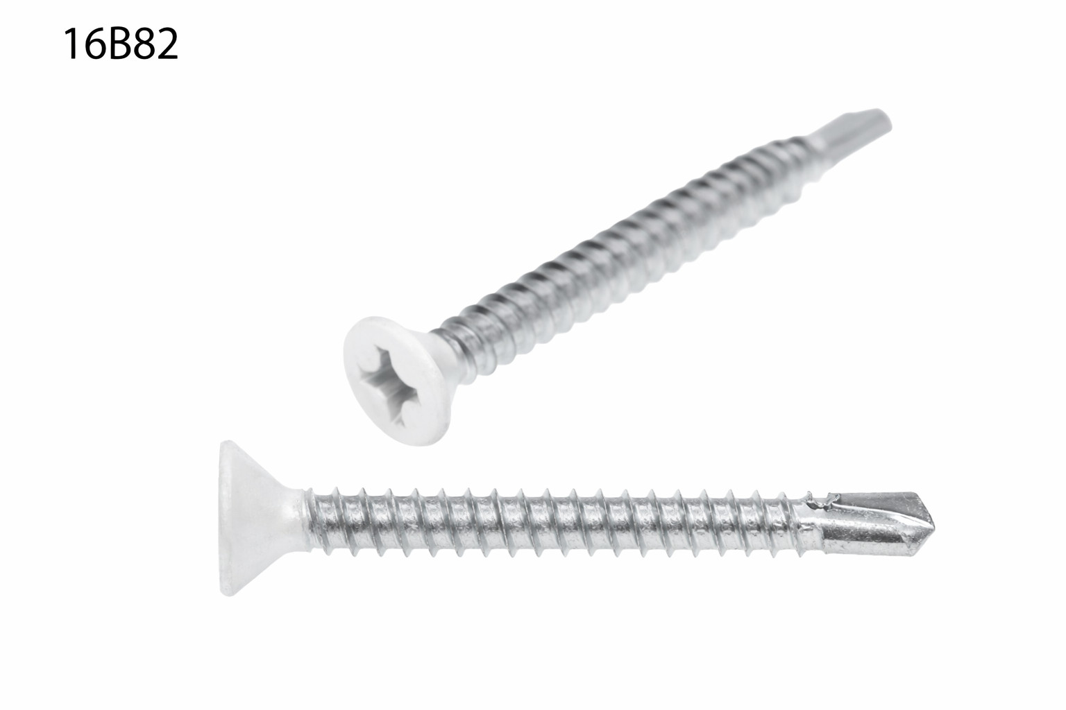 TORNILLO LOTU ROSCA CHAPA AUTOTALADRANTE DIN-7504P CABEZA PLANA PHILLIPS BLANCO