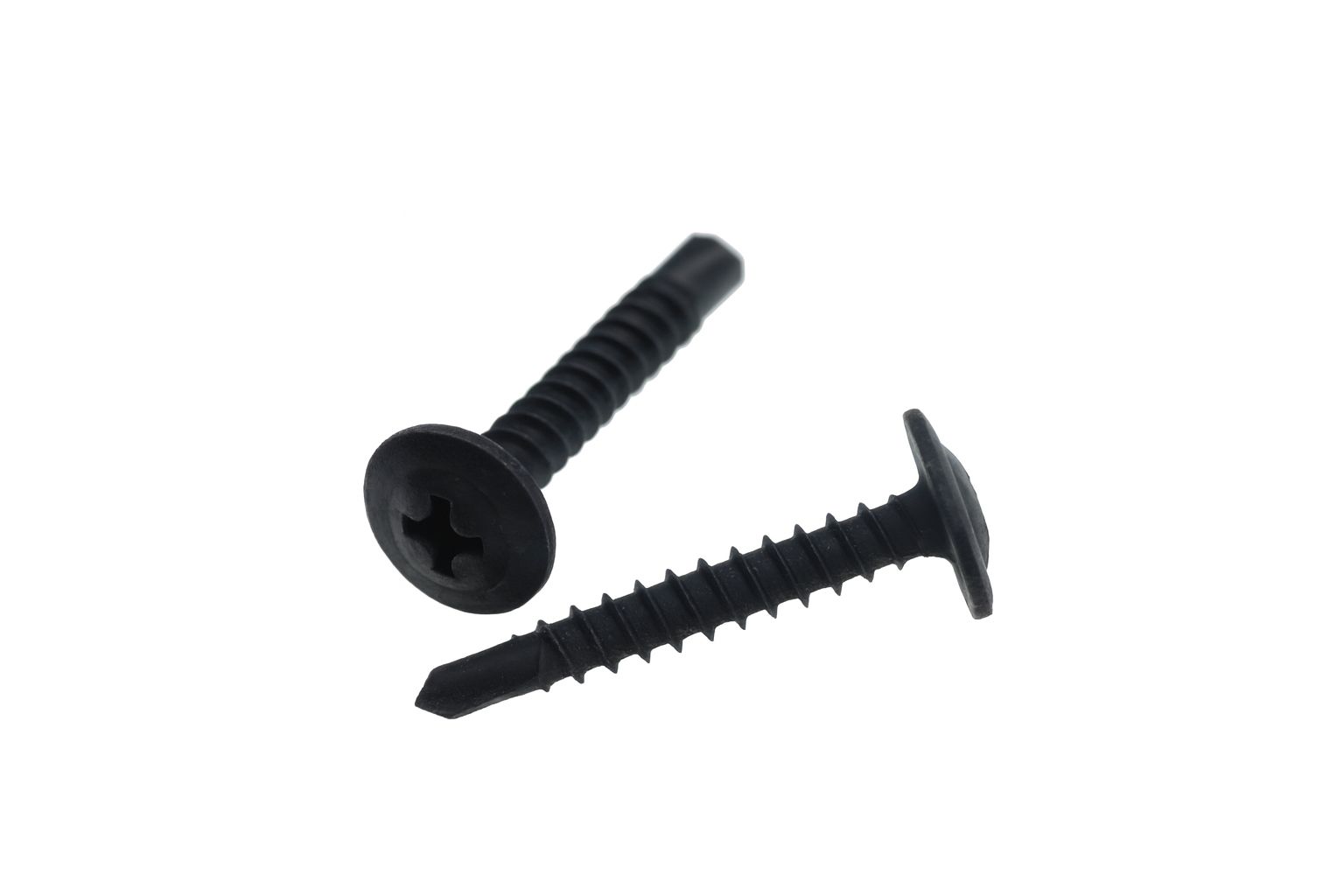 TORNILLO LOTU AUTOTALADRANTE CABEZA ALOMADA PHILLIPS CON ARANDELA CINCADO NEGRO