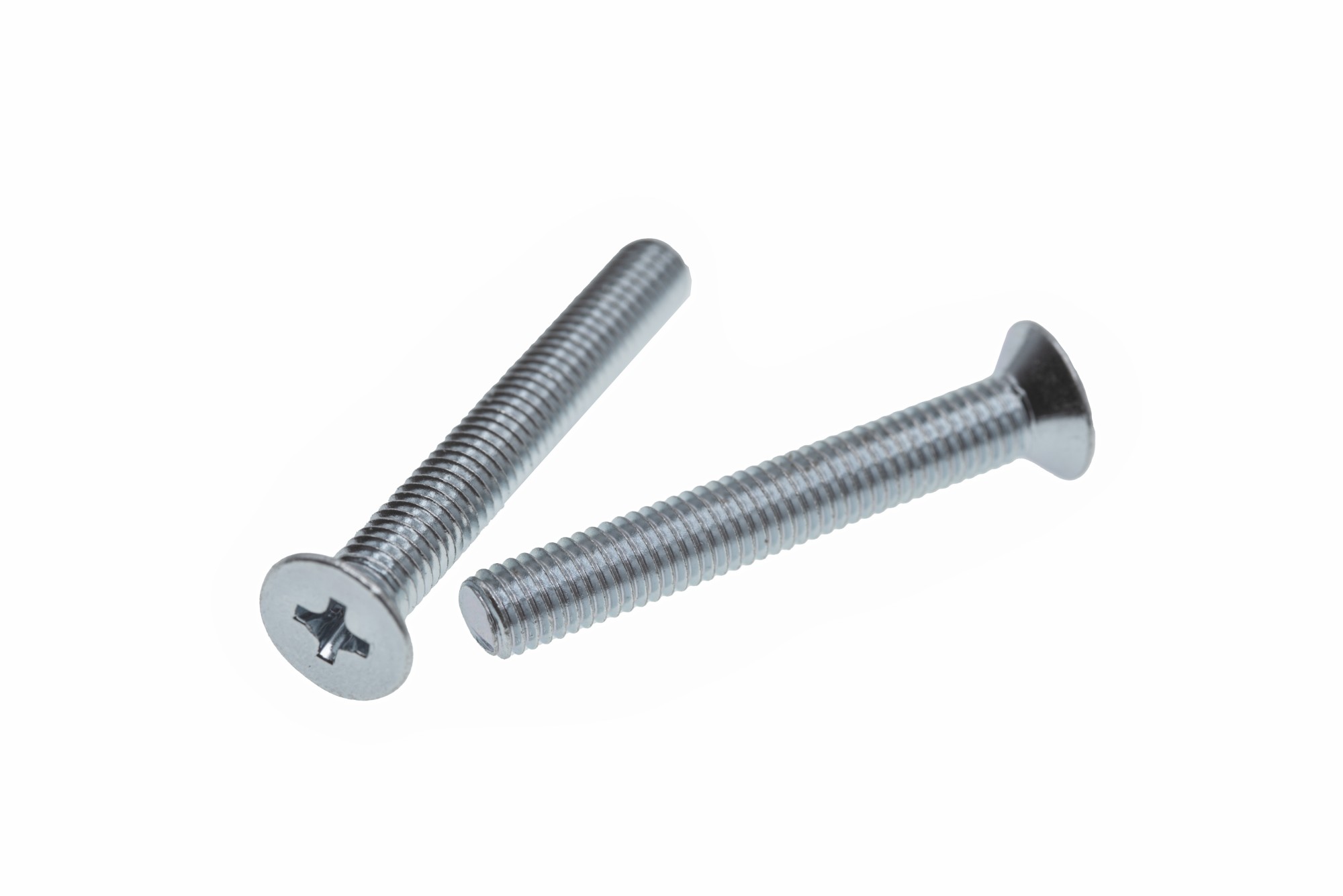 TORNILLO LOTU ROSCA METRICA COMPLETA DIN-965 CABEZA PLANA AVELLANADA PHILLIPS BICROMATADO