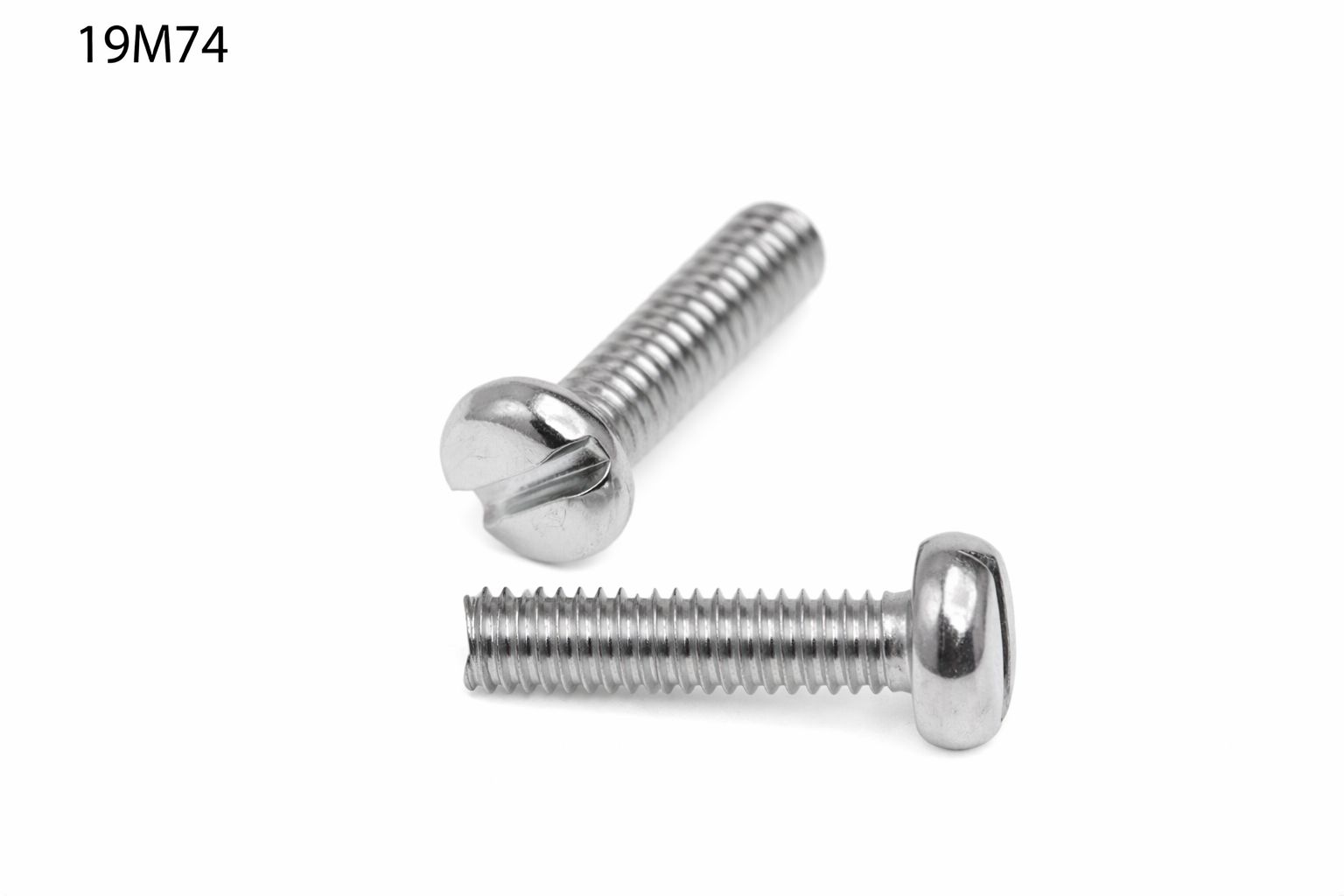 TORNILLO LOTU ROSCA METRICA COMPLETA DIN-84 CABEZA CILINDRICA RANURA NIQUELADO