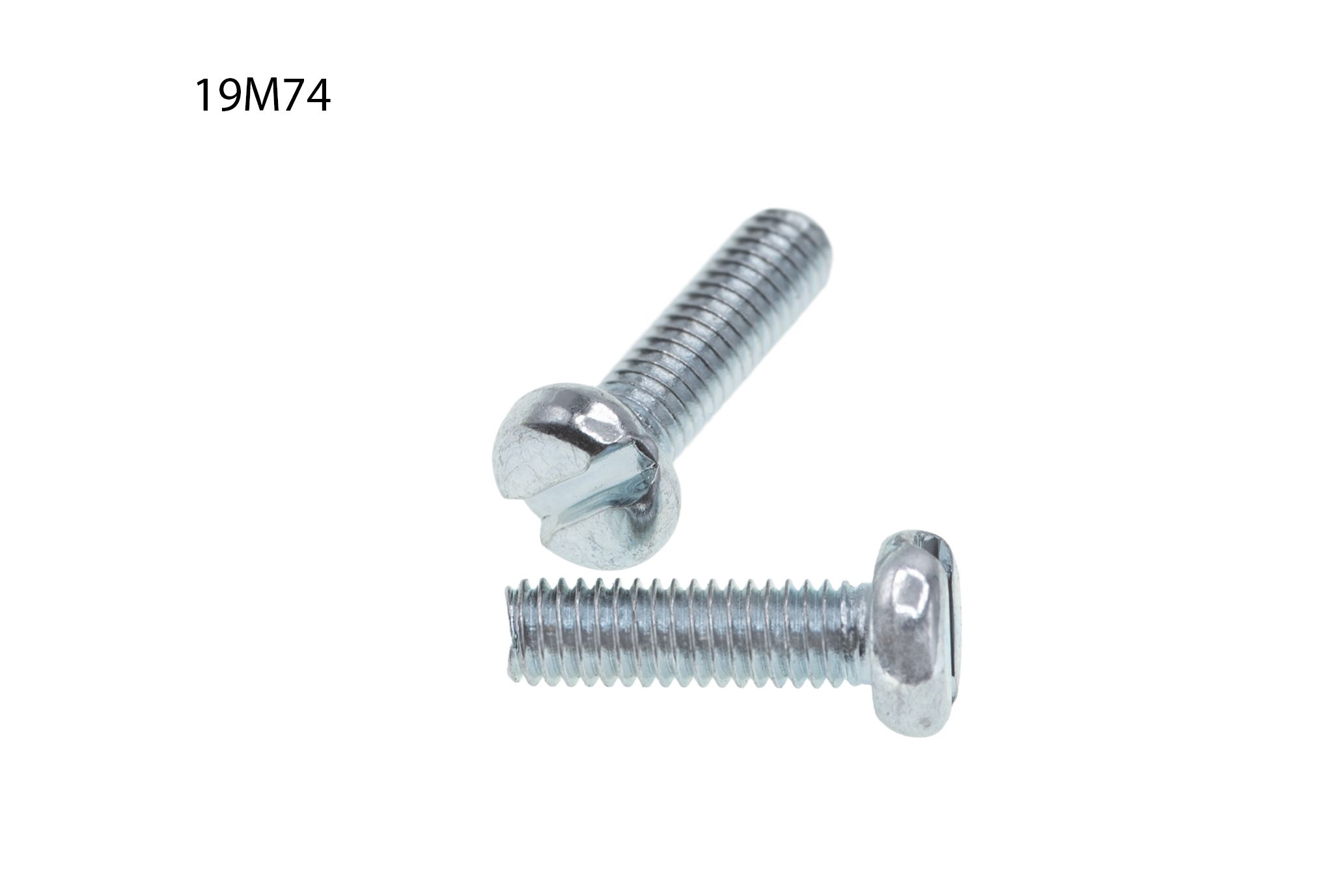 TORNILLO LOTU ROSCA METRICA COMPLETA DIN-84 CABEZA CILINDRICA RANURA BICROMATADO