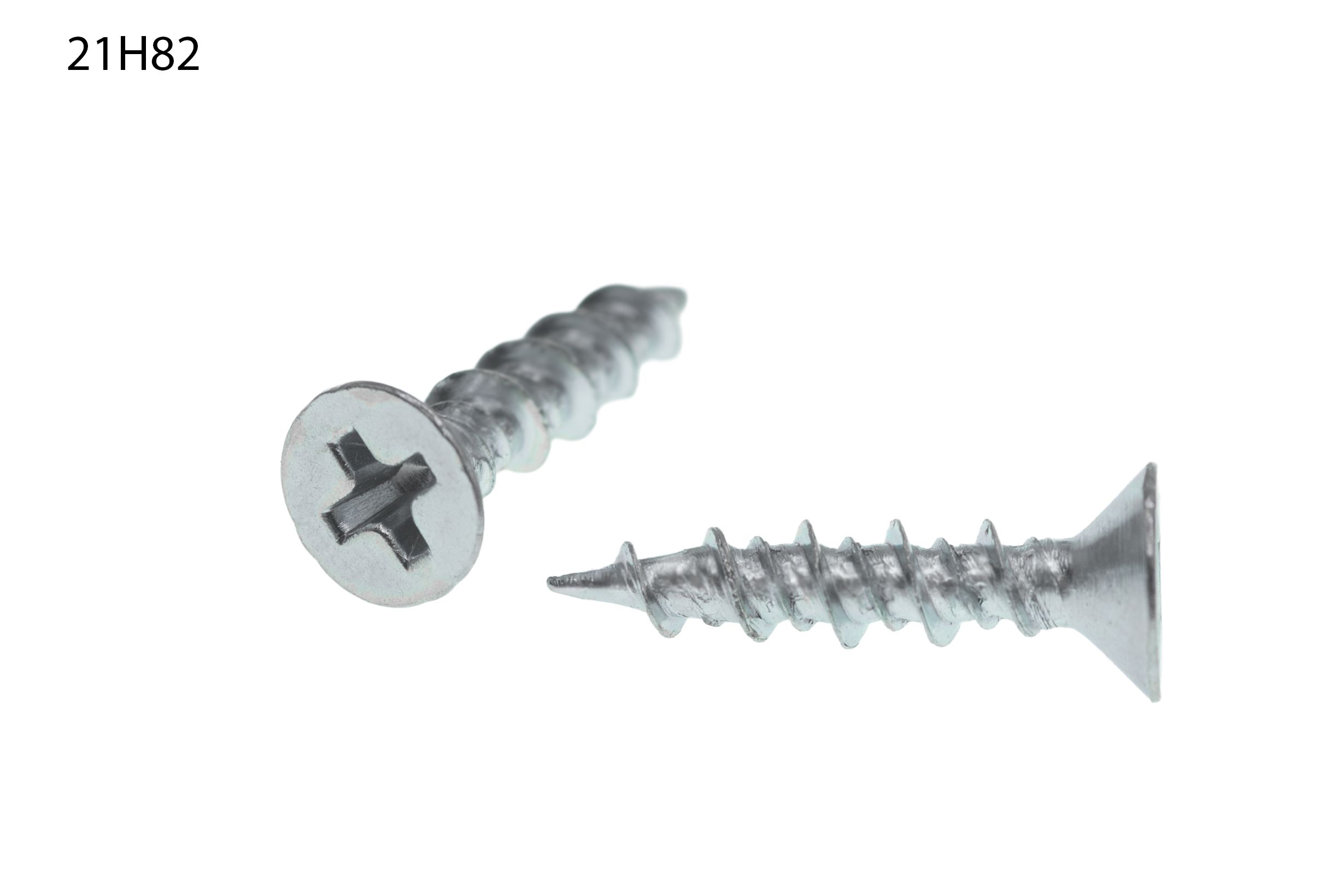 TORNILLO LOTU CABEZA PLANA ROSCA PLASTICO HI-LO CABEZA Ø 7,5MM PHILLIPS BICROMATADO