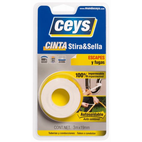 CEYS STIRA & SELLA BLANCO 3MX19MM