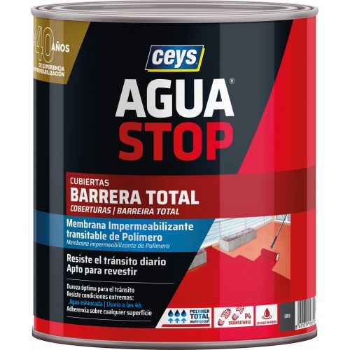 AGUA STOP BARRERA TOTAL 1KG GRIS