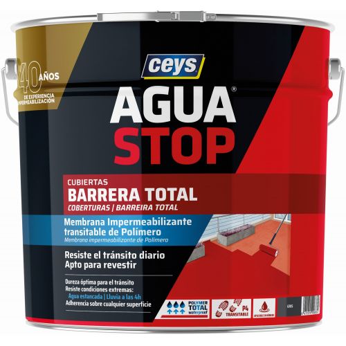 AGUA STOP BARRERA TOTAL 4KG GRIS