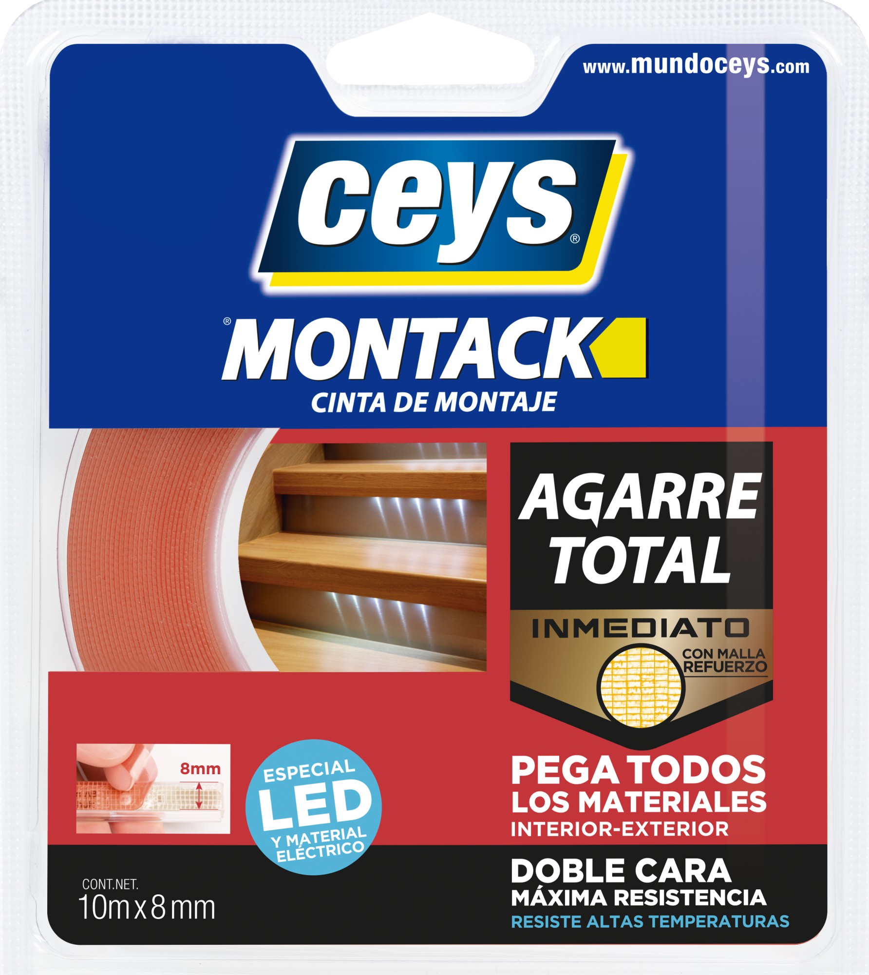 Adhesivo de montaje Ceys Montack, pega todo tipo de materiales 