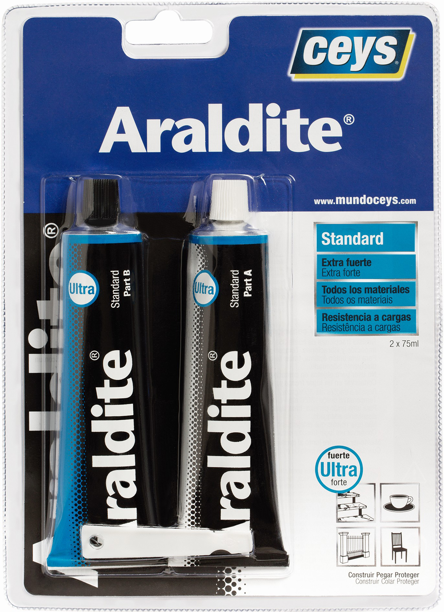 CEYS ARALDITE STANDARD PROFESIONAL BL 75+75ML