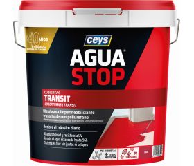 AGUASTOP TRANSIT ROJO 20KG