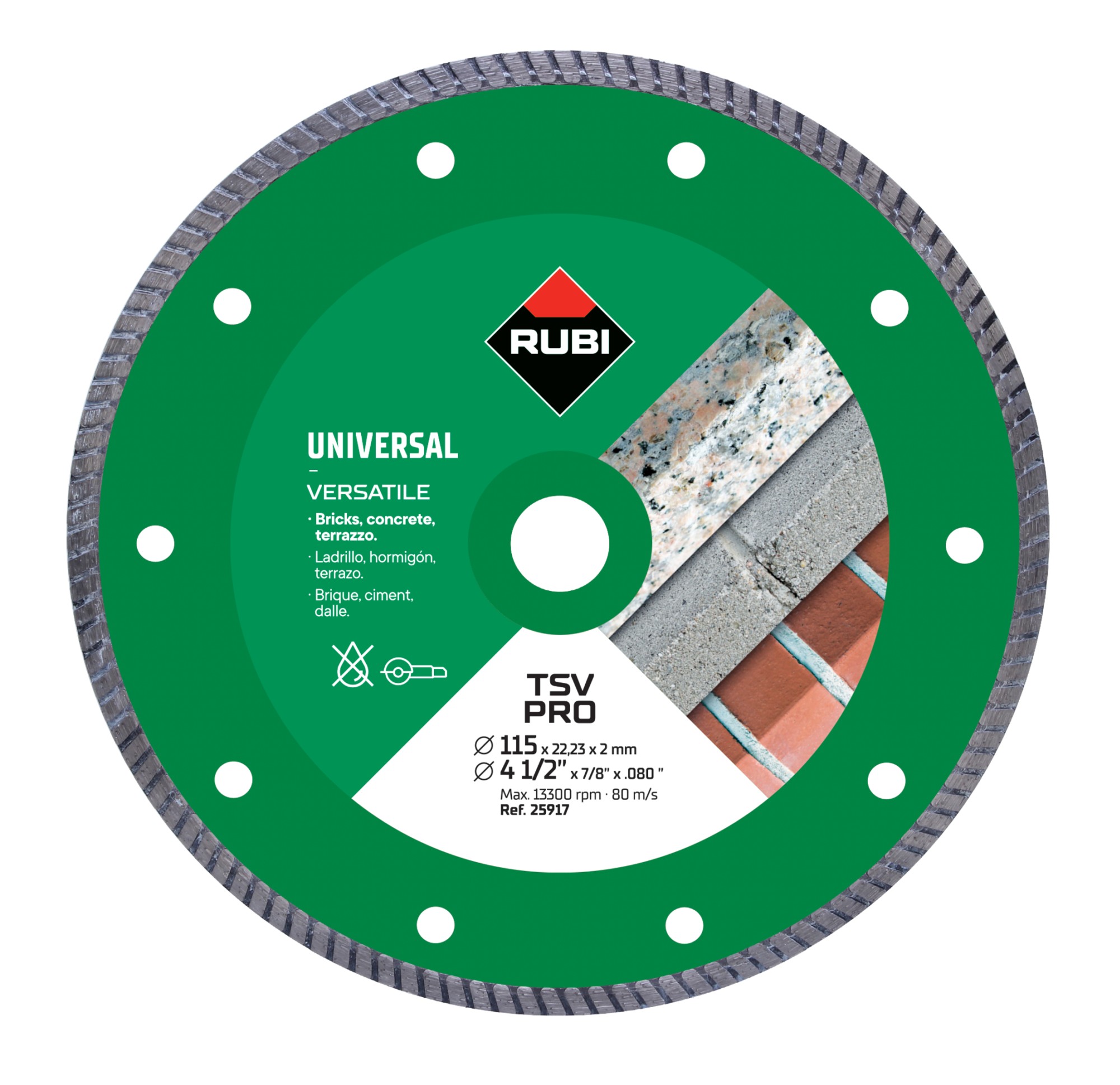 Disco diamante general obra TURBO - TSV