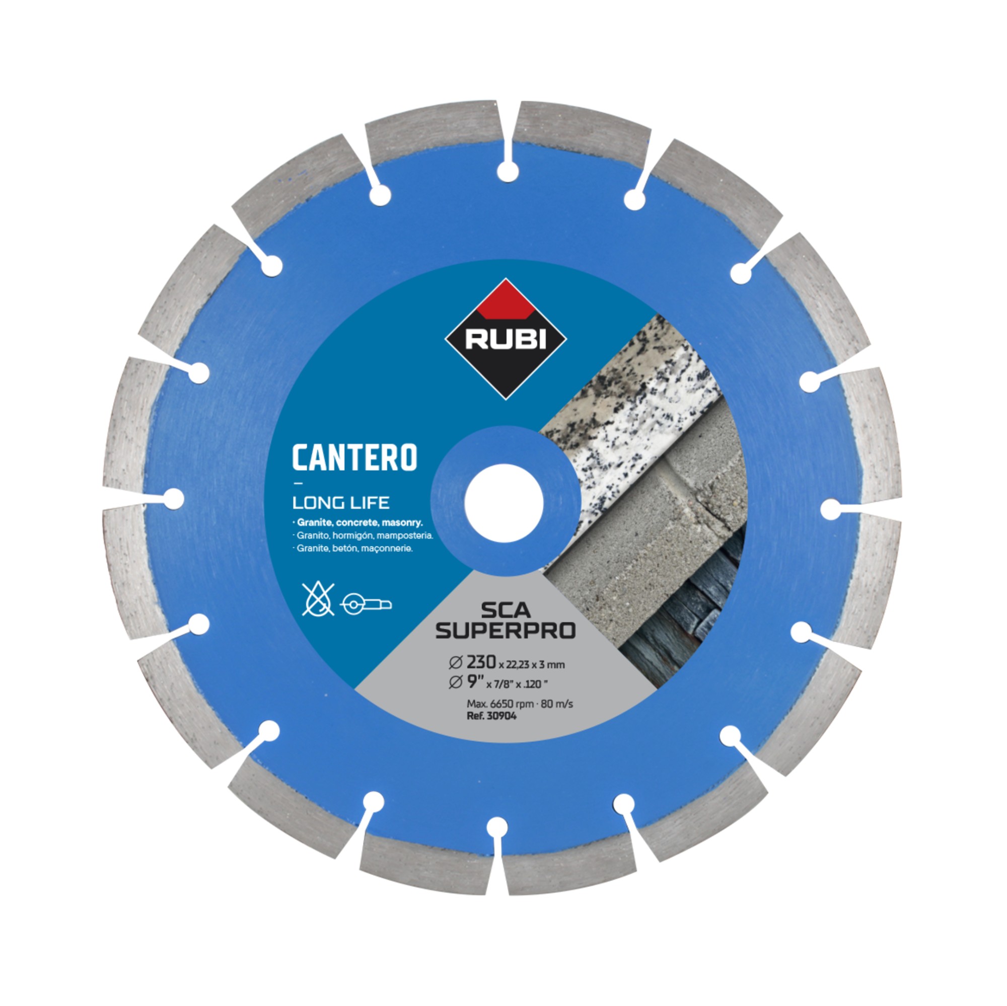 Disco diamante CANTERO SEGMENTADO - SCA