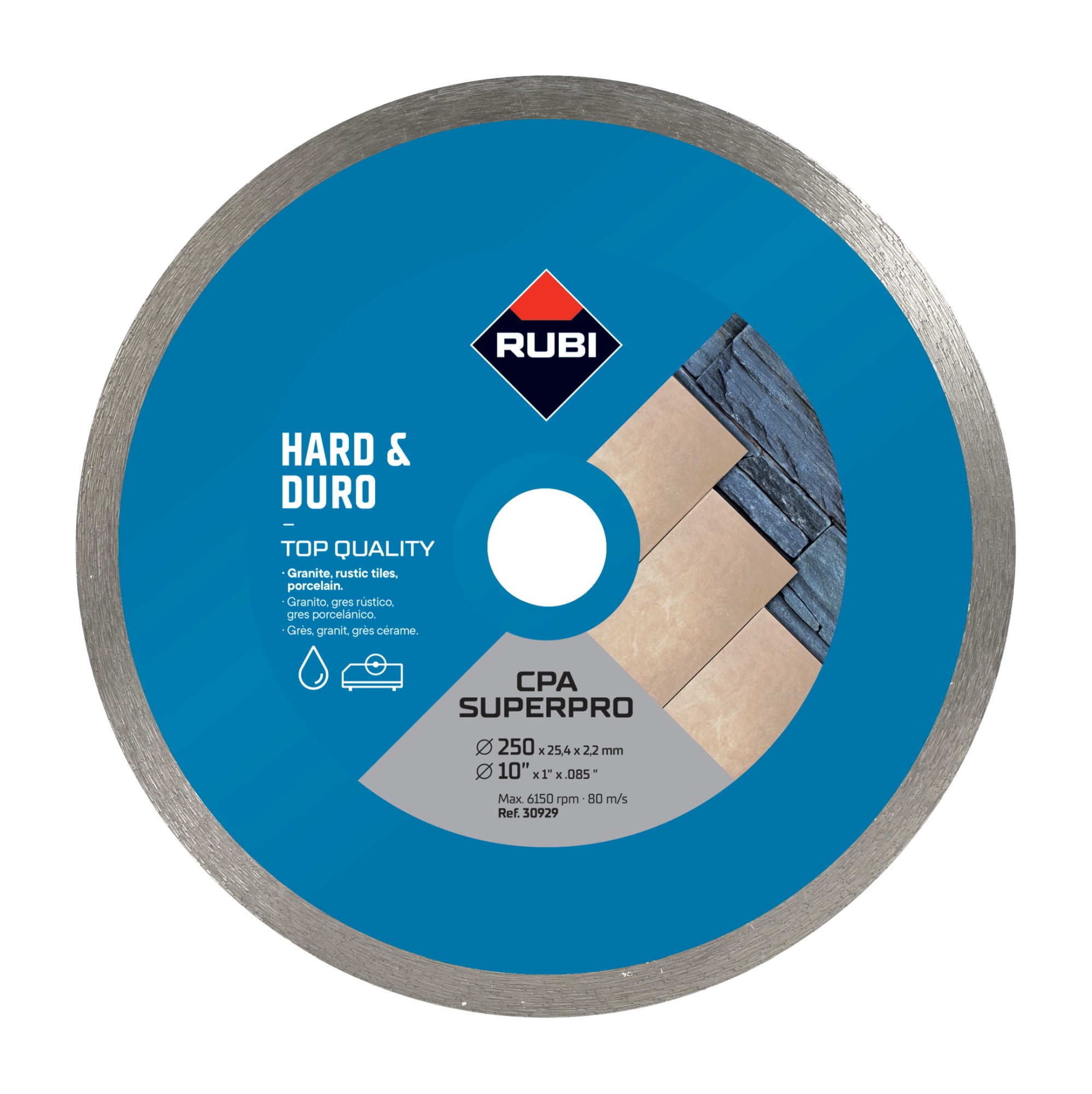 Disco diamante material duro CONTINUO - CPA