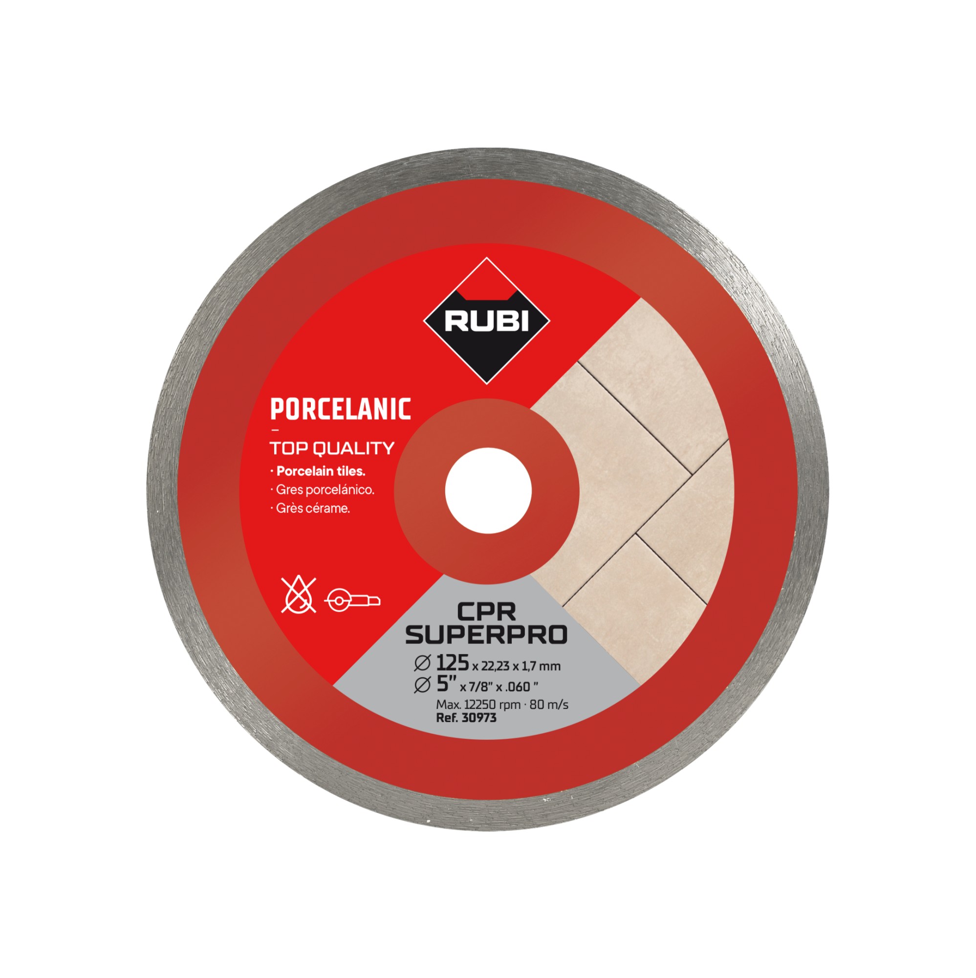 Disco diamante gres porcelánico CONTÍNUO - CPR