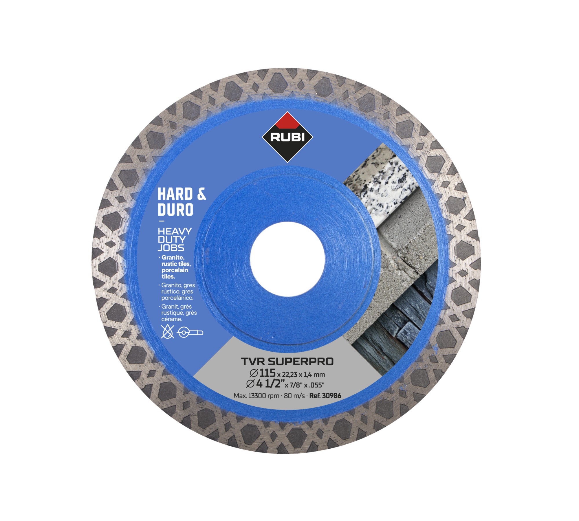 Disco diamante material duro TURBO VIPER - TVR