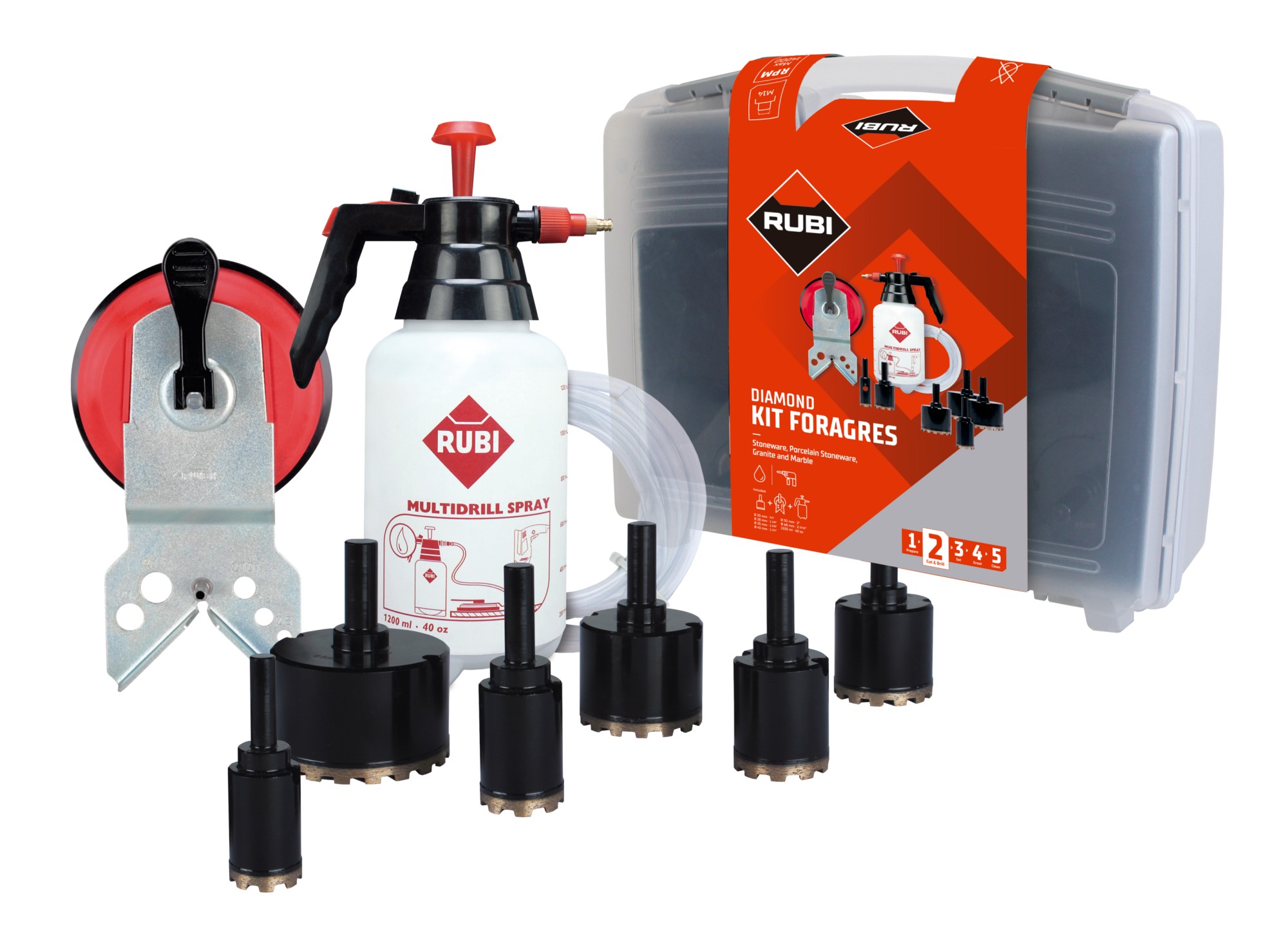 Kit brocas diamante FORAGRES