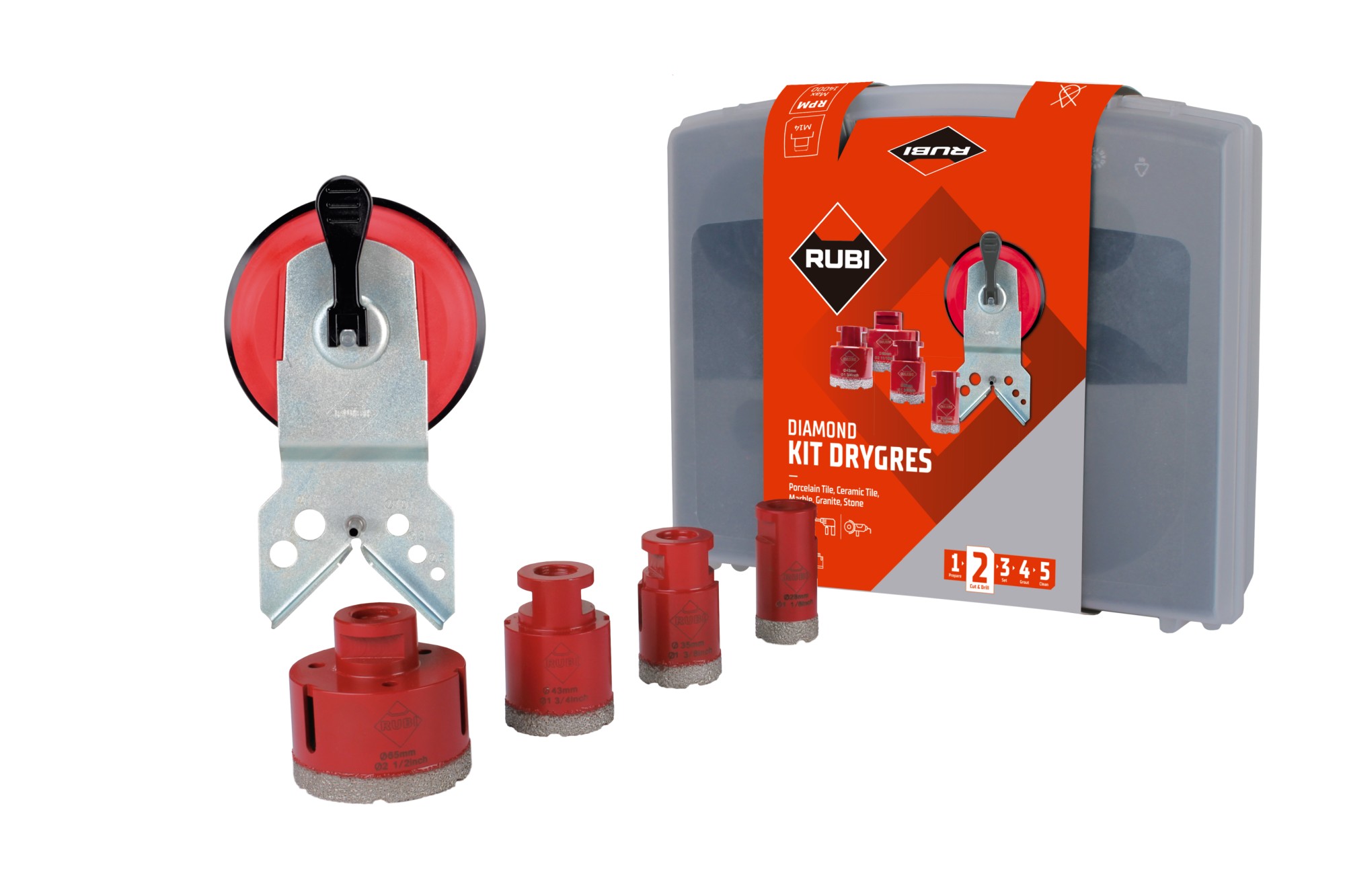 Kit brocas diamante DRYGRES