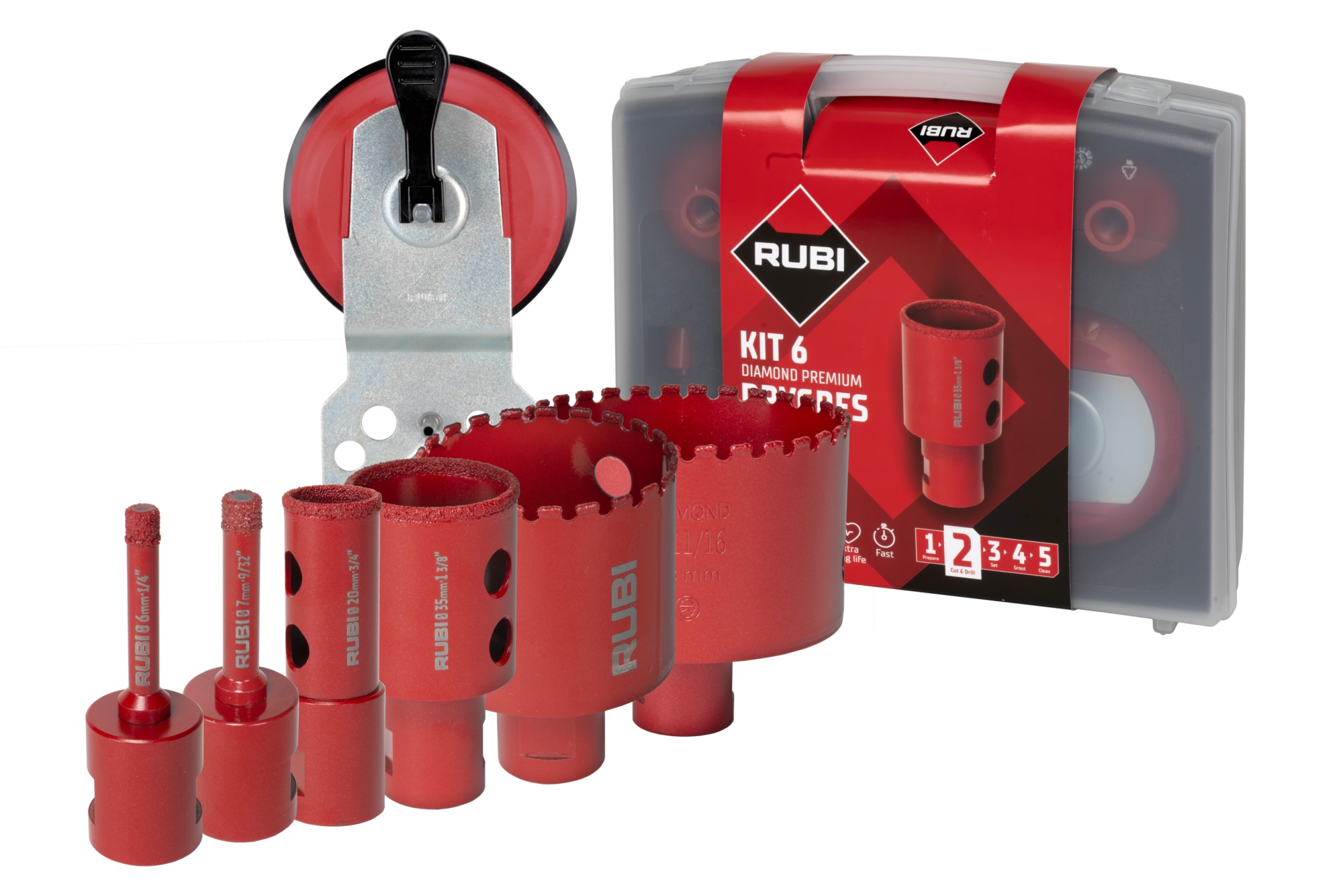 Kits brocas diamante DRYGRES PREMIUM