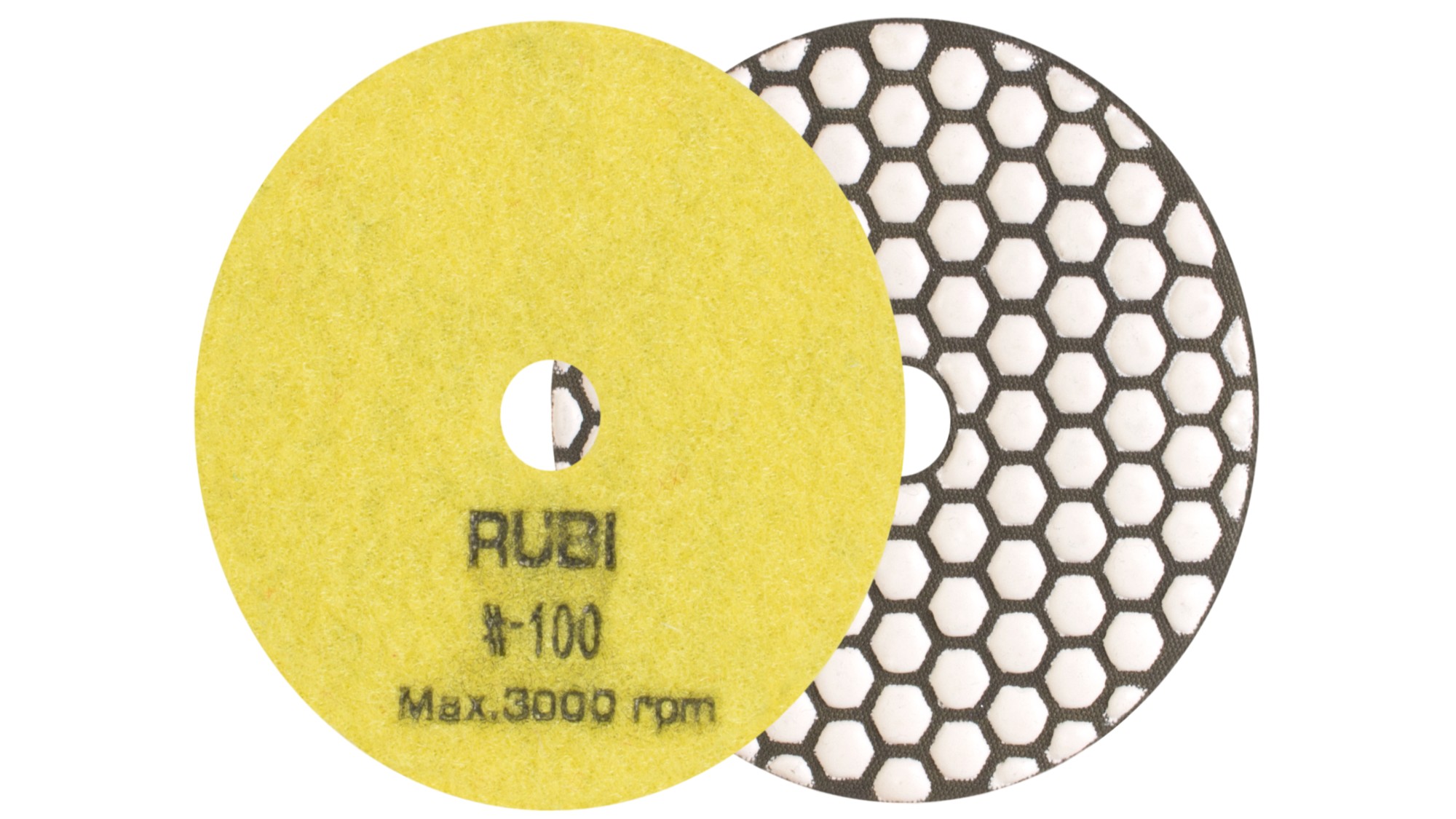 Discos flexibles diamantados para pulido en seco