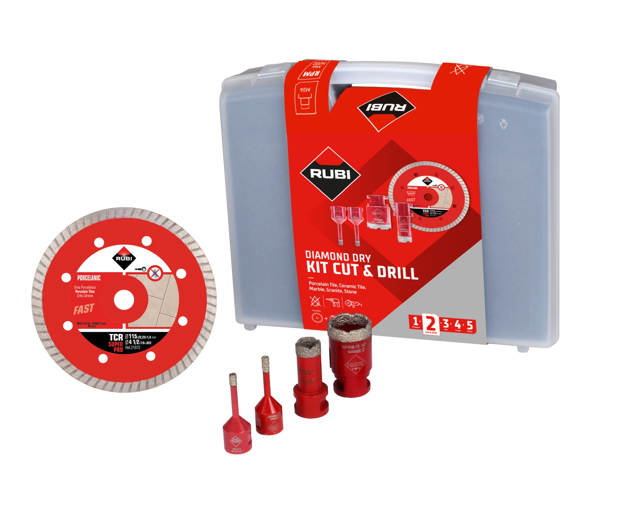 Kit brocas diamante DRYGRES